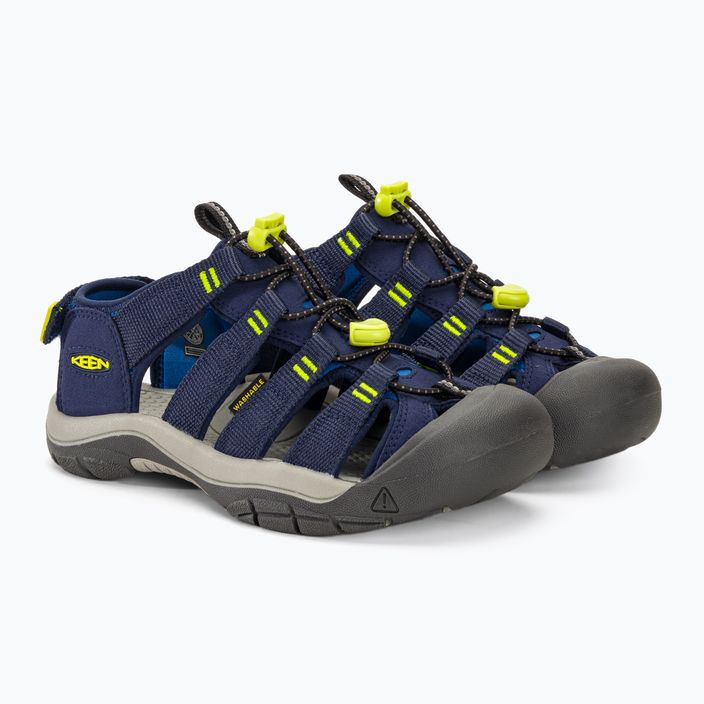 Sandale pentru juniori KEEN Newport Boundless navy academy/evening primrose 4