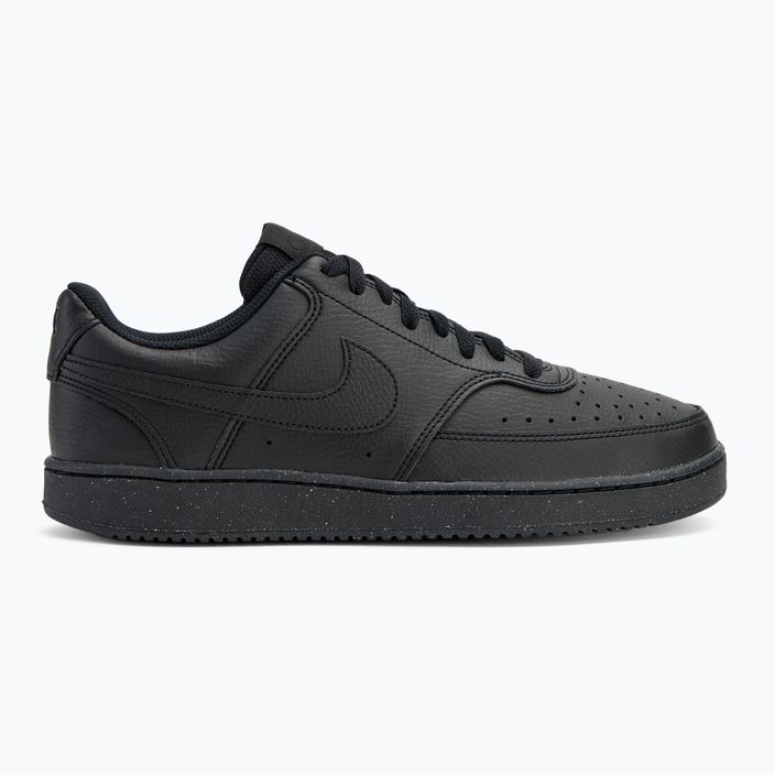 Pantofi bărbați Nike Court Vision Low Next Nature negru / negru / negru 2