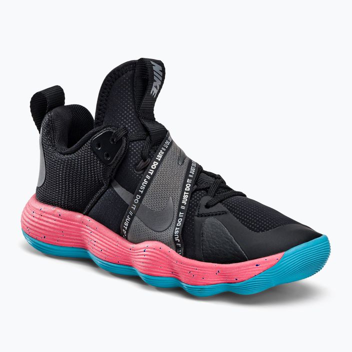 Nike React Hyperset SE pantofi de volei negru/roz DJ4473-064