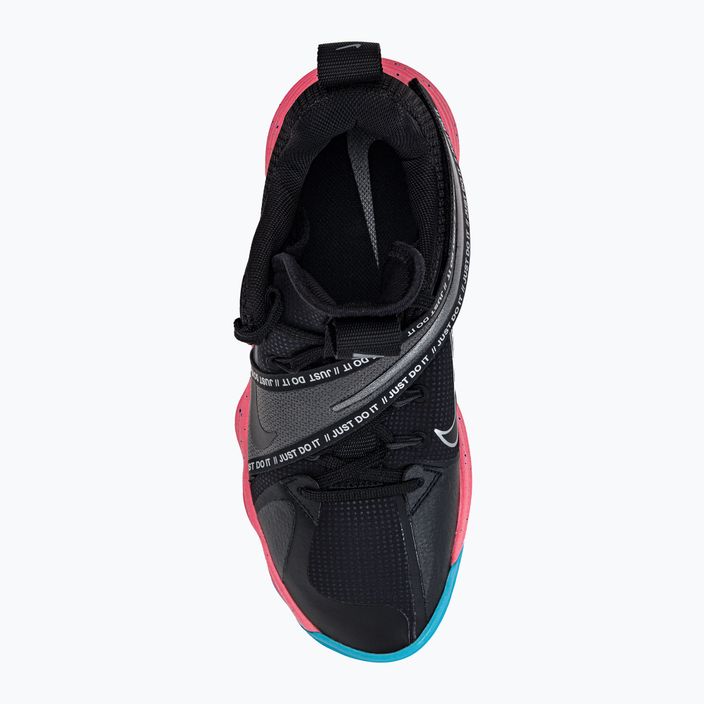 Nike React Hyperset SE pantofi de volei negru/roz DJ4473-064 6