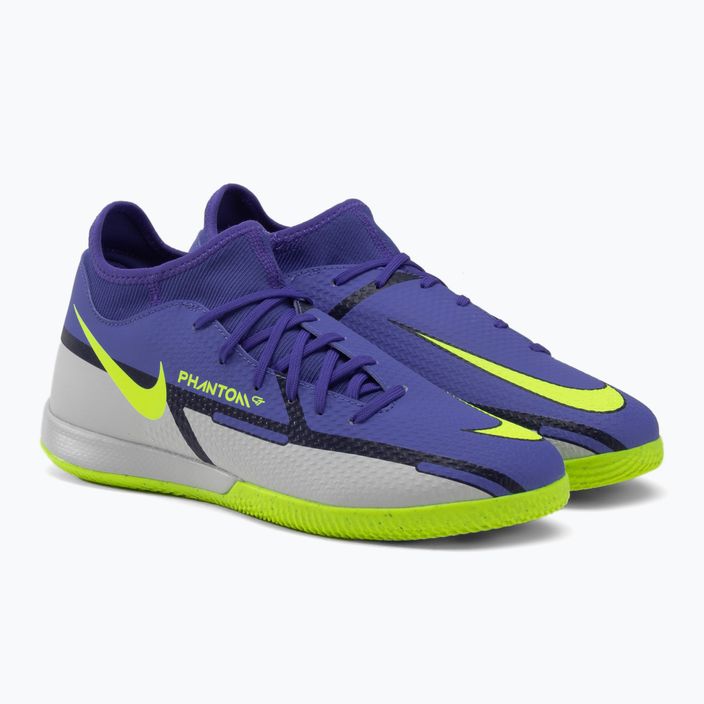 Ghete de fotbal pentru bărbați Nike Phantom GT2 Academy DF albastru C DC0800-570 5