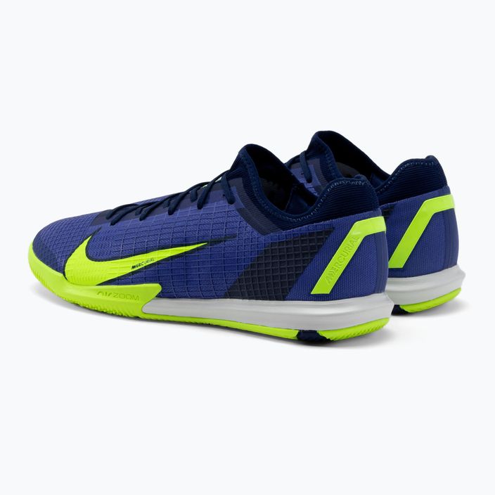 Ghete de fotbal pentru bărbați Nike Zoom Vapor 14 Pro IC albastru CV0996-574 3