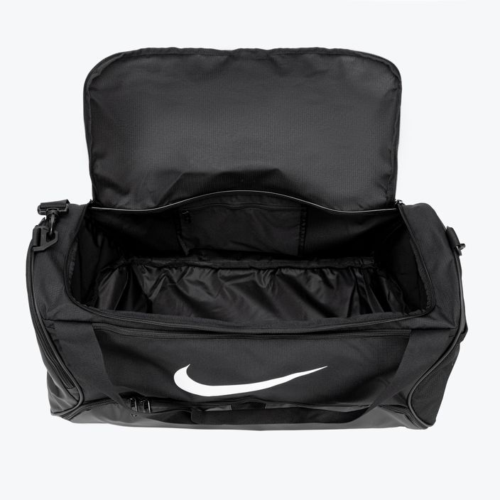 Geantă de antrenament Nike Brasilia 9.5 60 l black/black/white 9