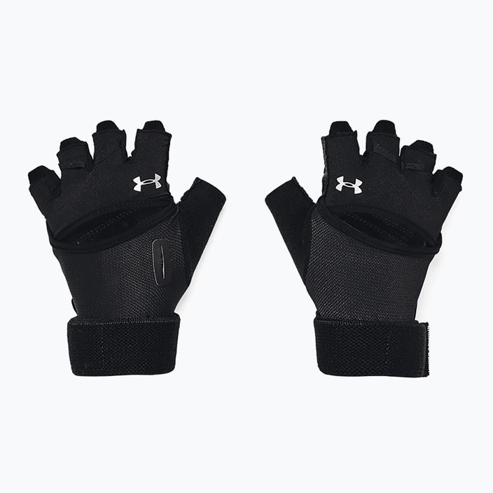 Under Armour M'S Weightlifting mănuși de antrenament pentru femei negru/negru/argintiu