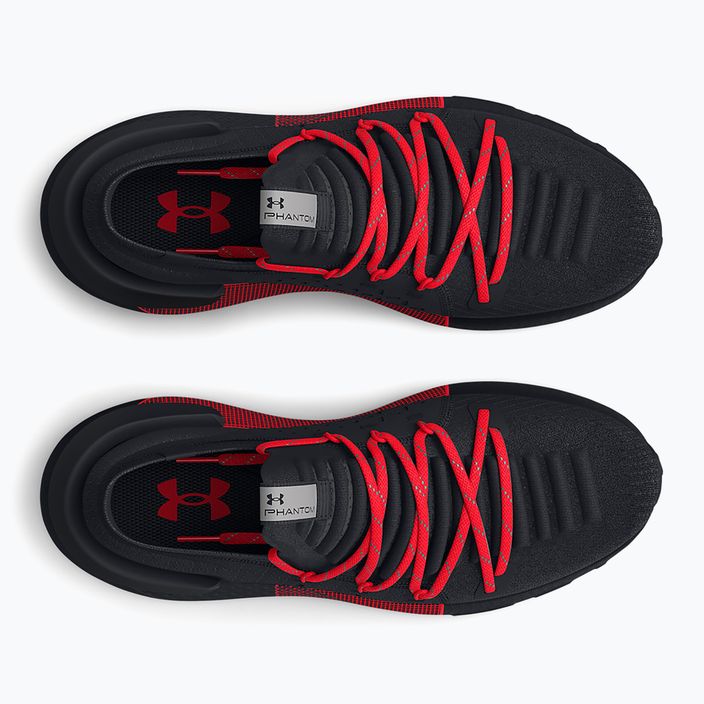Pantofi de alergare pentru bărbați Under Armour UA HOVR Phantom 3 RFLCT negru/roșu 3025518-001 14