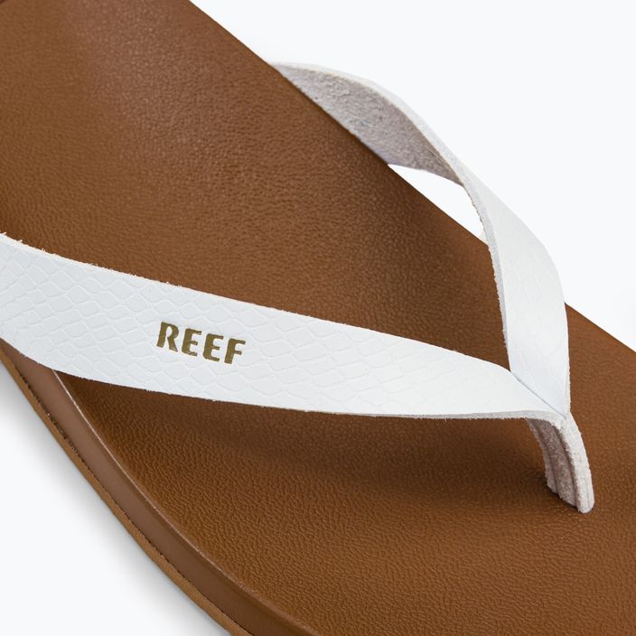Papuci pentru femei REEF Cushion Cloud alb maro RF0A3FDSCLD 7
