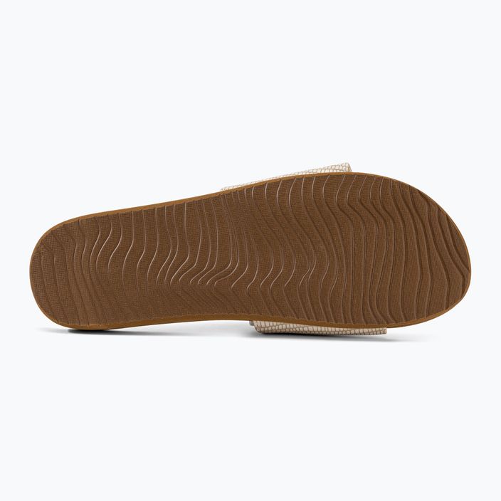 Papuci pentru femei REEF Bliss Nights Slide alb-maro CJ0256 5