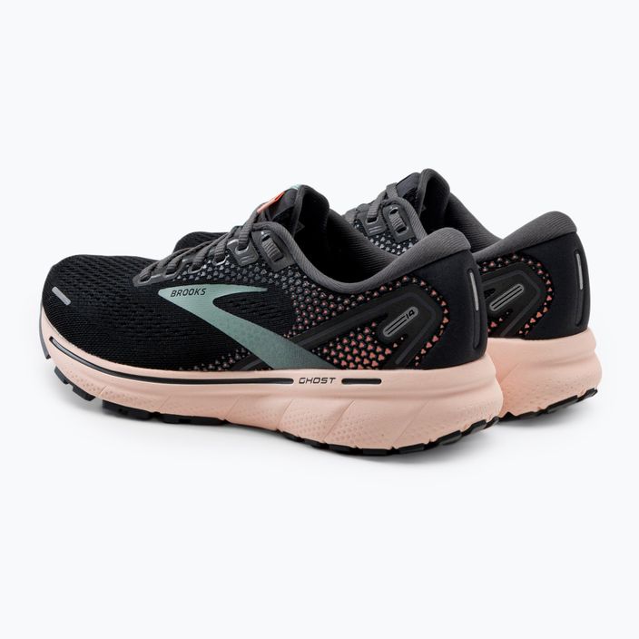 Pantofi de alergare pentru femei BROOKS Ghost 14 negru/roz 1203561B026 3