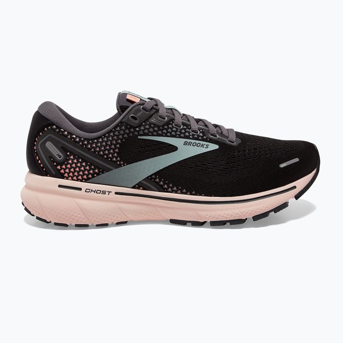 Pantofi de alergare pentru femei BROOKS Ghost 14 negru/roz 1203561B026 10