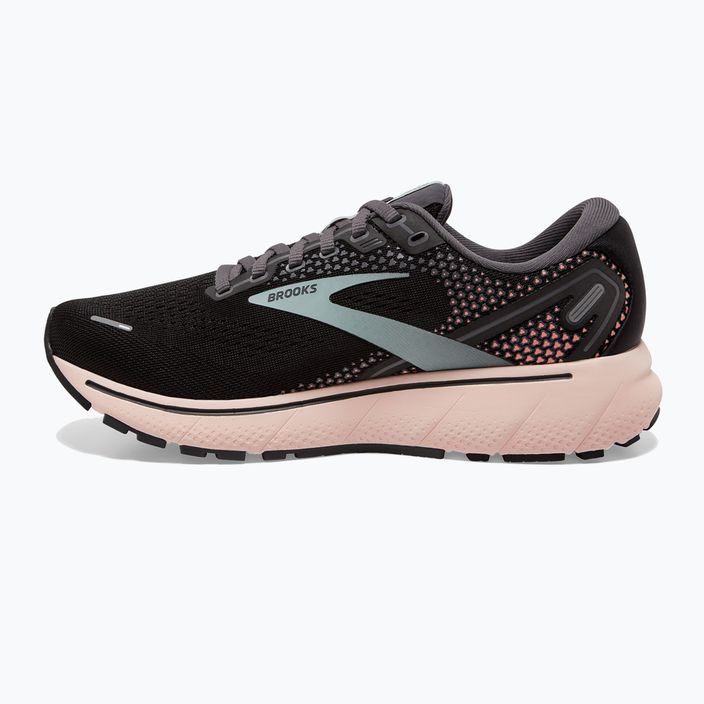 Pantofi de alergare pentru femei BROOKS Ghost 14 negru/roz 1203561B026 11
