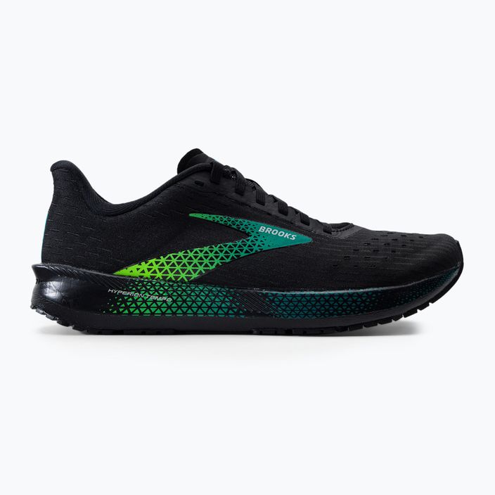 Pantofi de alergare pentru bărbați BROOKS Hyperion Tempo negru-verde 1103391 2
