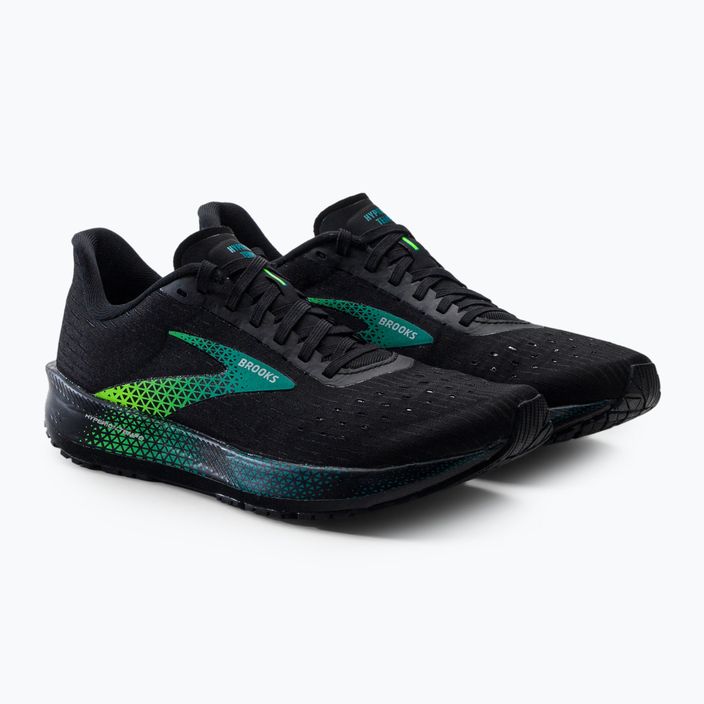 Pantofi de alergare pentru bărbați BROOKS Hyperion Tempo negru-verde 1103391 5