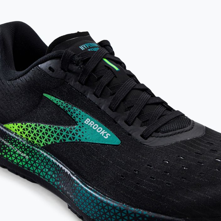 Pantofi de alergare pentru bărbați BROOKS Hyperion Tempo negru-verde 1103391 8
