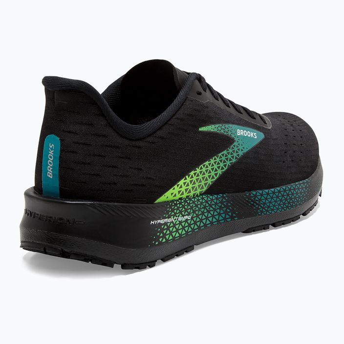 Pantofi de alergare pentru bărbați BROOKS Hyperion Tempo negru-verde 1103391 11