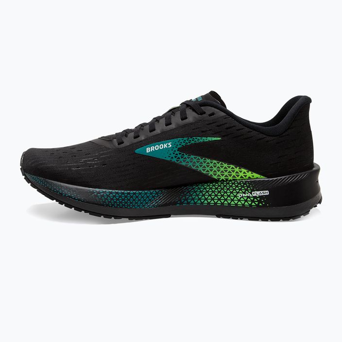 Pantofi de alergare pentru bărbați BROOKS Hyperion Tempo negru-verde 1103391 13