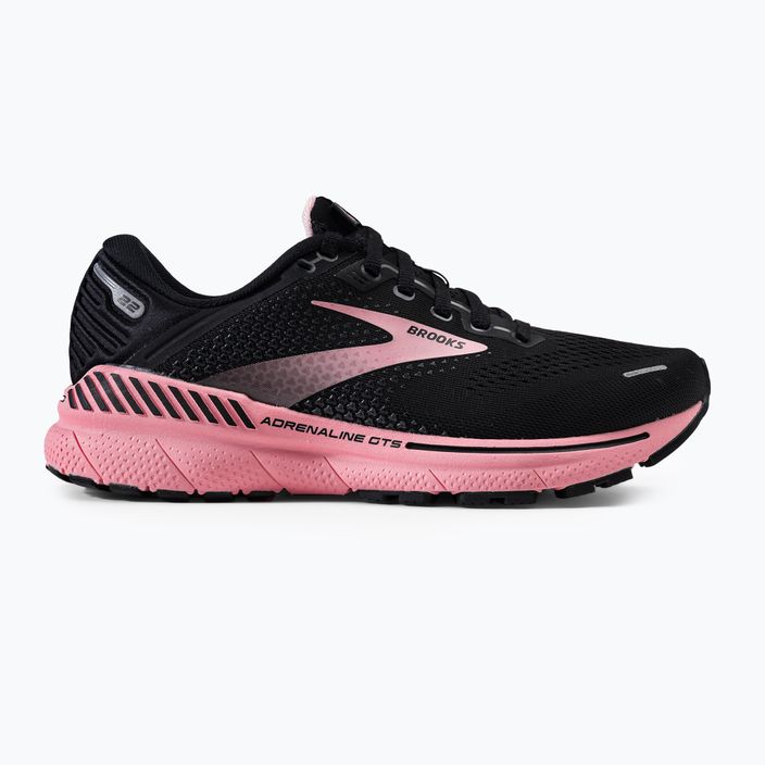 Pantofi de alergare pentru femei BROOKS Adrenaline GTS 22 negru/roz 1203531B054 2