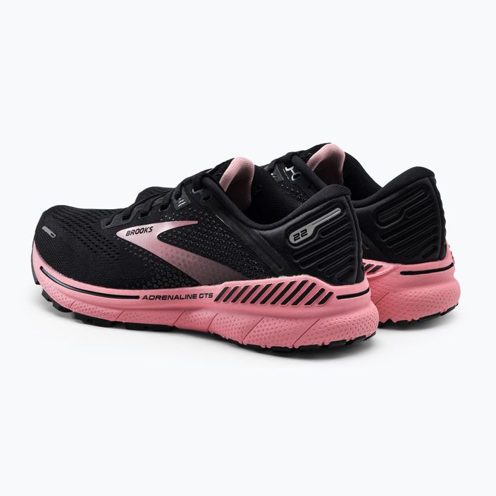Pantofi de alergare pentru femei BROOKS Adrenaline GTS 22 negru/roz 1203531B054 3