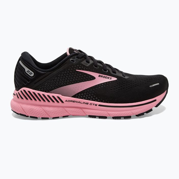 Pantofi de alergare pentru femei BROOKS Adrenaline GTS 22 negru/roz 1203531B054 10