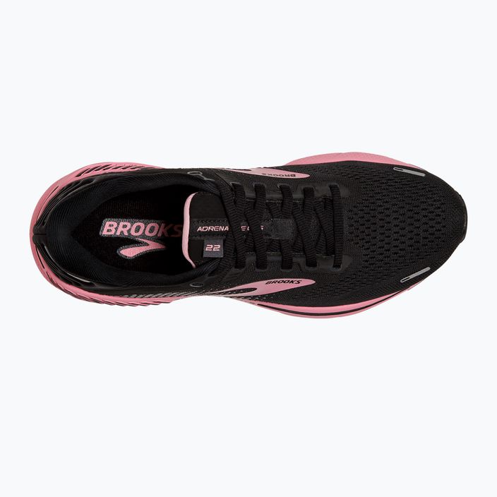Pantofi de alergare pentru femei BROOKS Adrenaline GTS 22 negru/roz 1203531B054 12