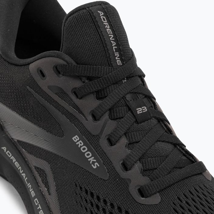 Pantofi de alergare pentru bărbați Brooks Adrenaline GTS 23 negru/negru/ebony 8