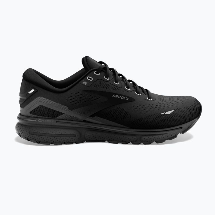 Brooks Ghost 15 pantofi de alergare pentru bărbați negru/blacl/ebony 12