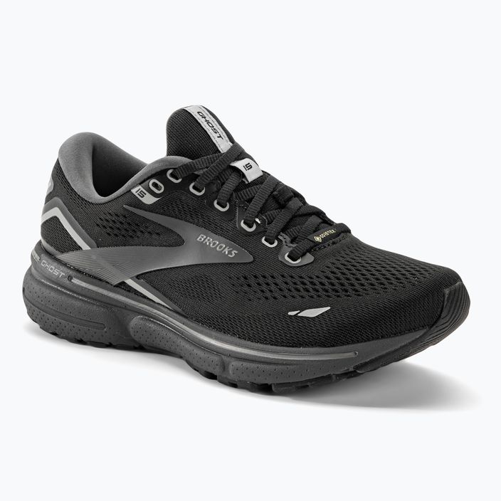 Brooks Ghost 15 GTX pantofi de alergare pentru femei, negru/perlă neagră/albăstrui/aliaj
