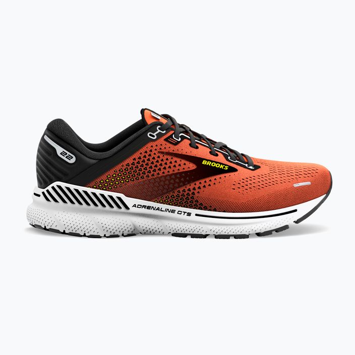 Pantofi de alergare pentru bărbați Brooks Adrenaline GTS 22 portocaliu 1103661D846 11