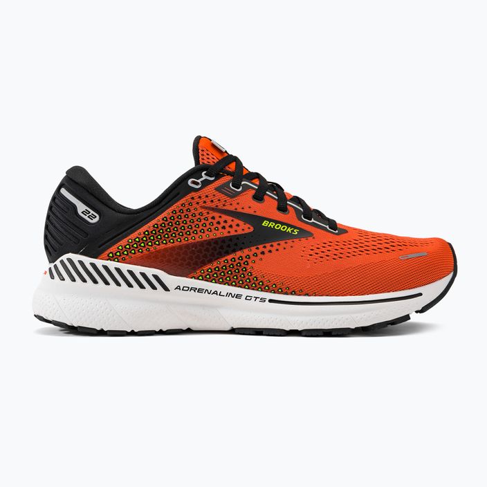 Pantofi de alergare pentru bărbați Brooks Adrenaline GTS 22 portocaliu 1103661D846 2