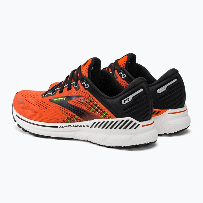 Pantofi de alergare pentru bărbați Brooks Adrenaline GTS 22 portocaliu 1103661D846 3
