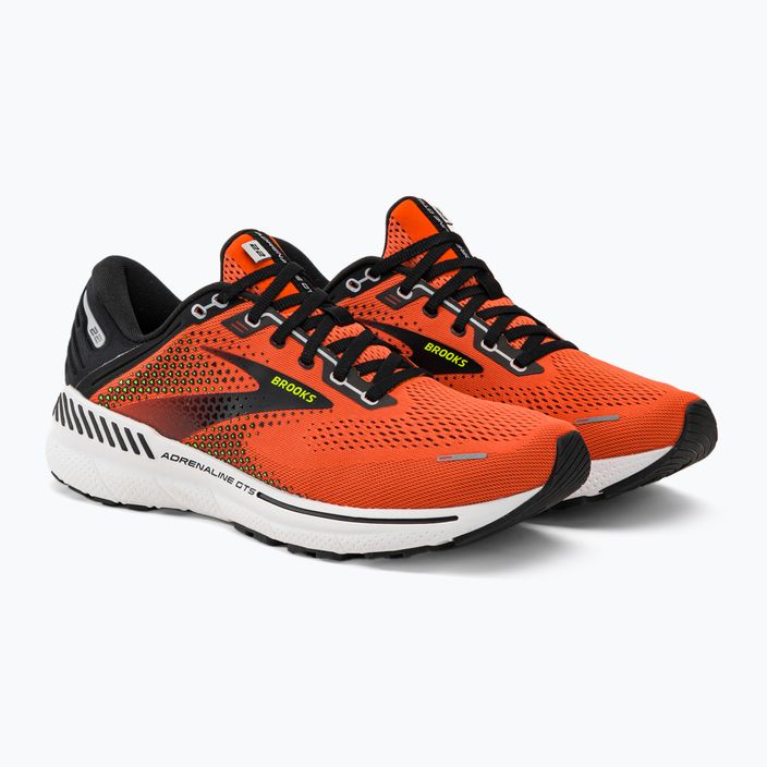 Pantofi de alergare pentru bărbați Brooks Adrenaline GTS 22 portocaliu 1103661D846 4