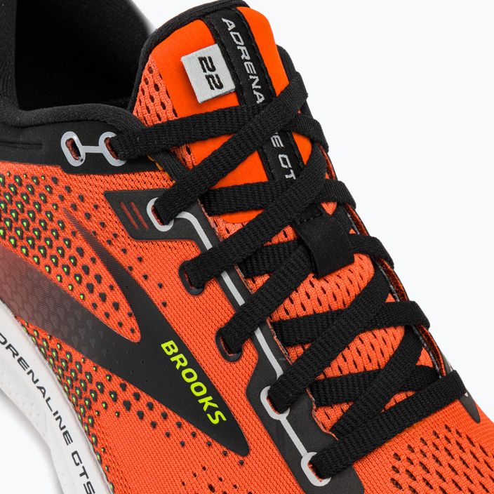 Pantofi de alergare pentru bărbați Brooks Adrenaline GTS 22 portocaliu 1103661D846 8