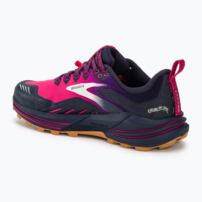 Brooks Cascadia 16 pantofi de alergare pentru femei peacoat/pink/biscuit 3