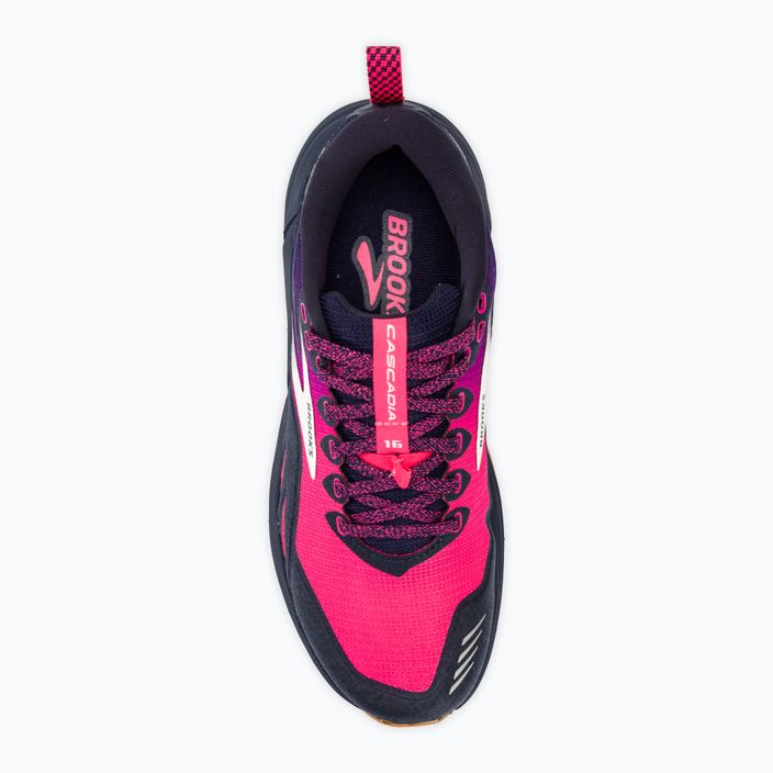 Brooks Cascadia 16 pantofi de alergare pentru femei peacoat/pink/biscuit 5