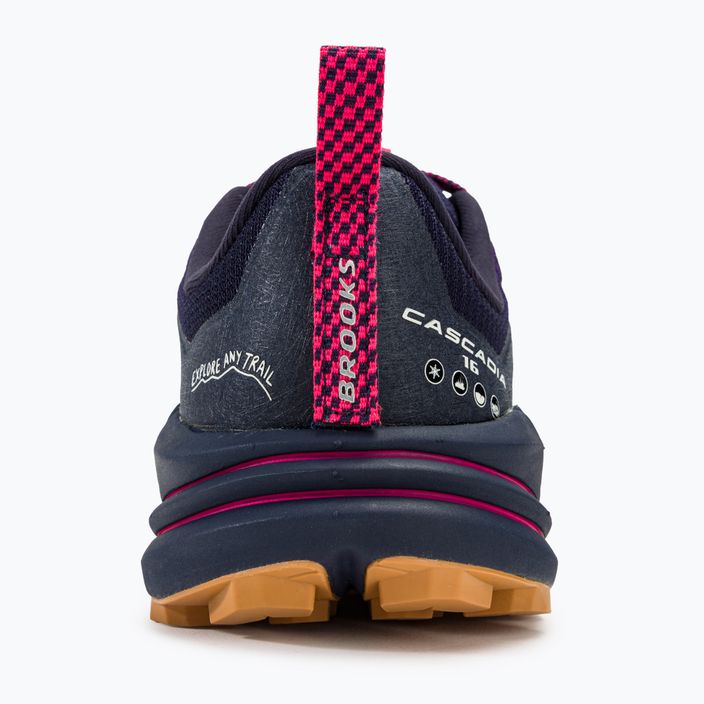 Brooks Cascadia 16 pantofi de alergare pentru femei peacoat/pink/biscuit 6