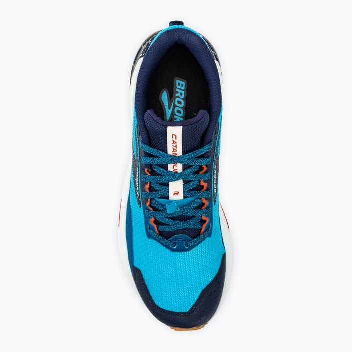 Brooks Catamount 2, pantofi de alergare pentru bărbați peacoat/atomic blue/roobios 5