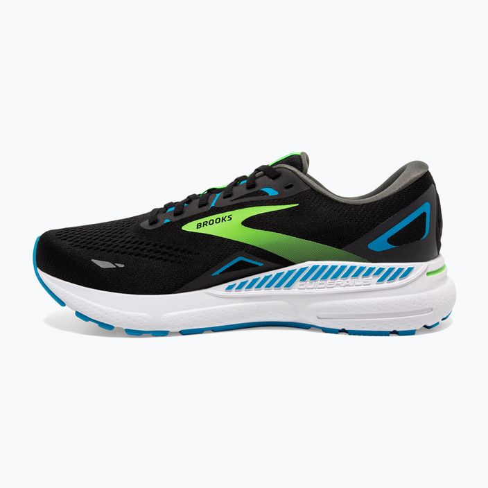 Brooks Adrenaline GTS 23 negru / Hawaiian ocean / verde pantofi de alergare pentru bărbați 13