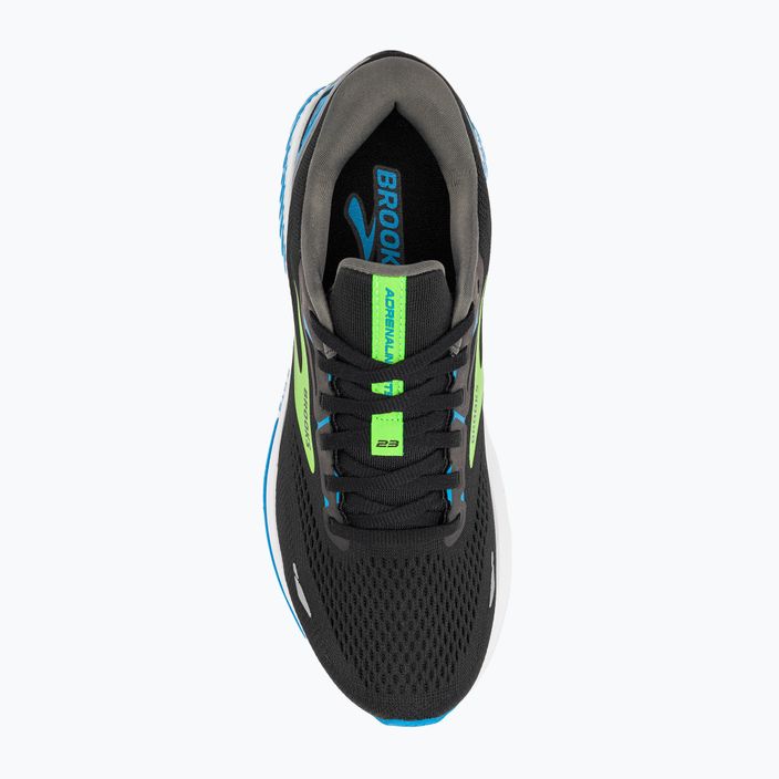 Brooks Adrenaline GTS 23 negru / Hawaiian ocean / verde pantofi de alergare pentru bărbați 6