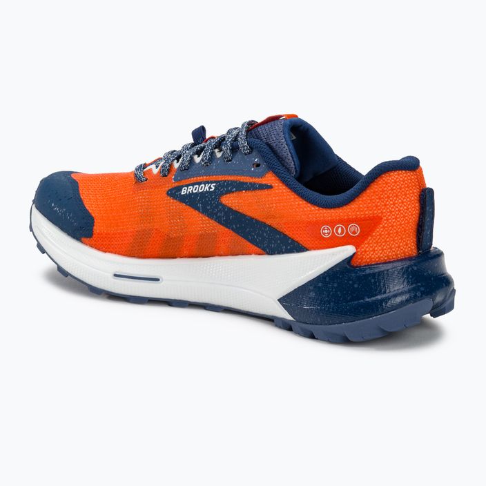 Brooks Catamount 2 pantofi de alergare pentru bărbați firecracker/navy/blue 3