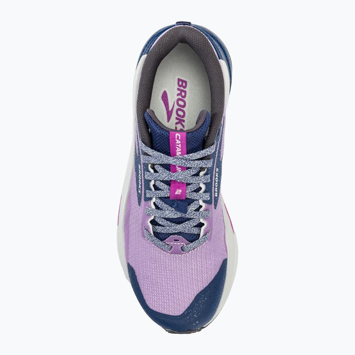 Brooks Catamount 2 pantofi de alergare pentru femei violet/navy/oyster 5