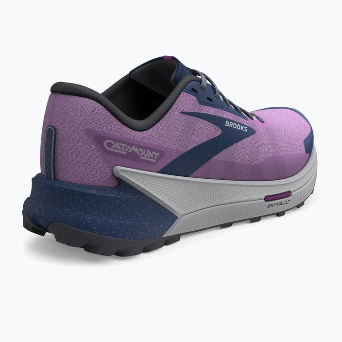 Brooks Catamount 2 pantofi de alergare pentru femei violet/navy/oyster 11