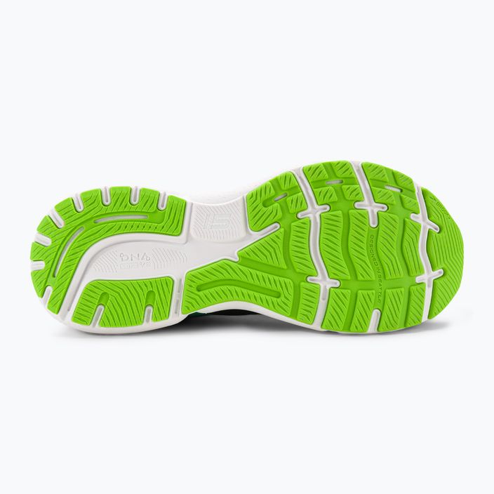 Brooks Ghost 15 pantofi de alergare pentru bărbați negru / Hawaiian pcean / verde 6