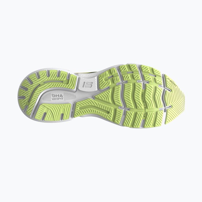 Brooks Ghost 15 pantofi de alergare pentru femei negru/ebony/verde aprins 14