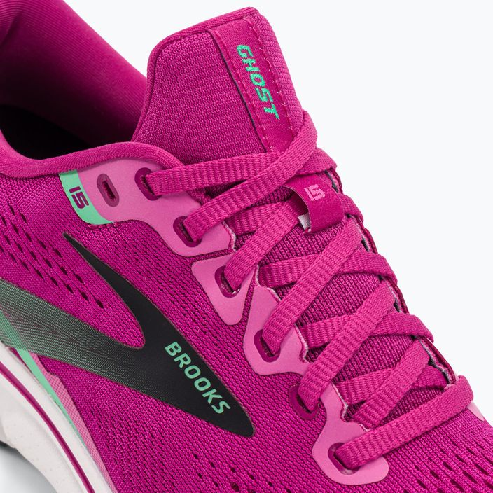 Brooks Ghost 15 pantofi de alergare pentru femei roz/festival fucsia/negru 8