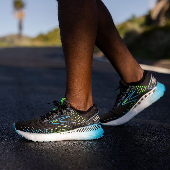 Brooks Glycerin 20 pantofi de alergare pentru bărbați negru/hawaiian ocean/green 12