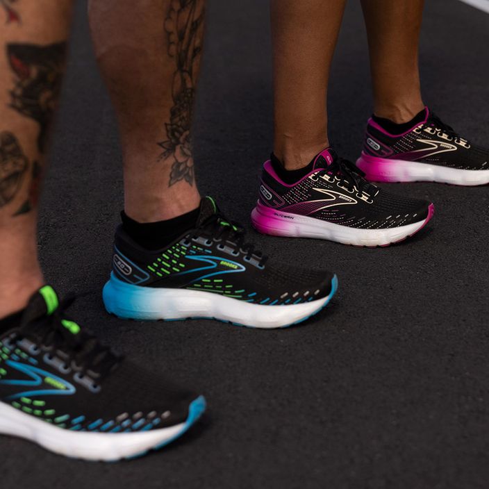 Brooks Glycerin 20 pantofi de alergare pentru bărbați negru/hawaiian ocean/green 4