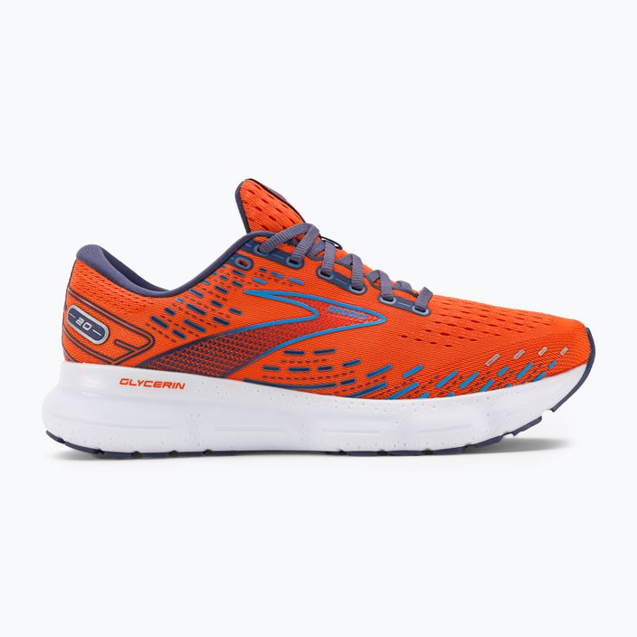 Pantofi de alergare pentru bărbați Brooks Glycerin 20 orange/crown blue/blue 2