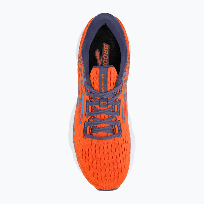 Pantofi de alergare pentru bărbați Brooks Glycerin 20 orange/crown blue/blue 7