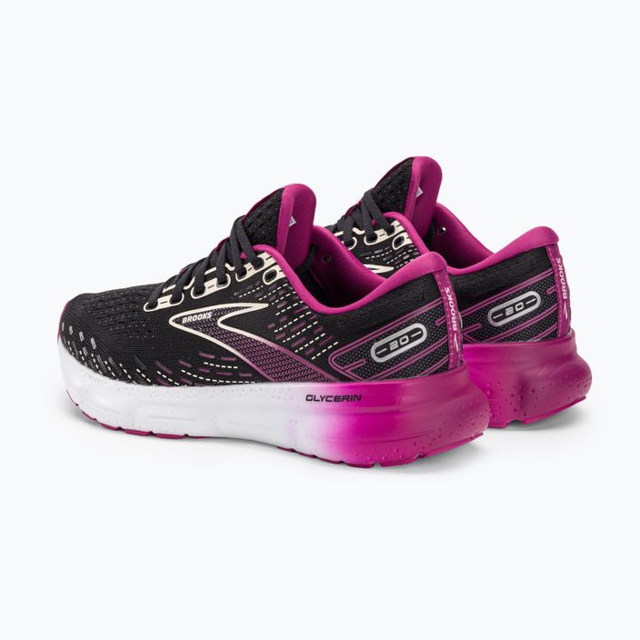 Pantofi de alergare pentru femei Brooks Glycerin 20 negru/fucsia/linen 5