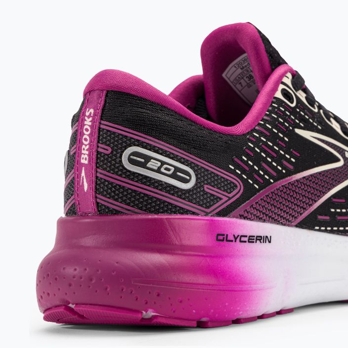 Pantofi de alergare pentru femei Brooks Glycerin 20 negru/fucsia/linen 11