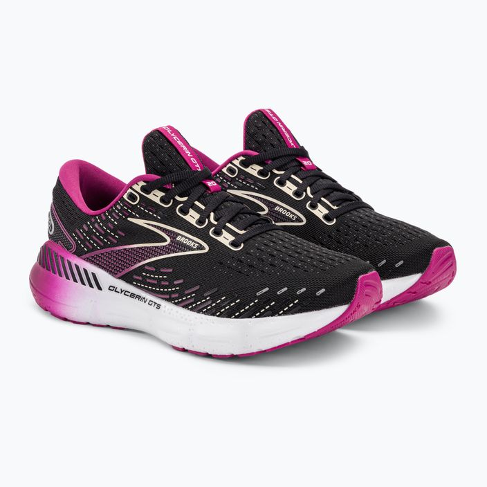 Pantofi de alergare pentru femei Brooks Glycerin GTS 20 negru/fucsia/linen 6